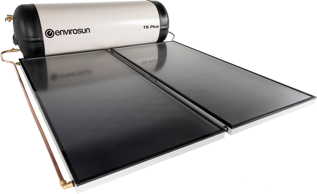 Envirosun TS Plus hot water system with rooftop collectors, perfect for Maroochydore homes